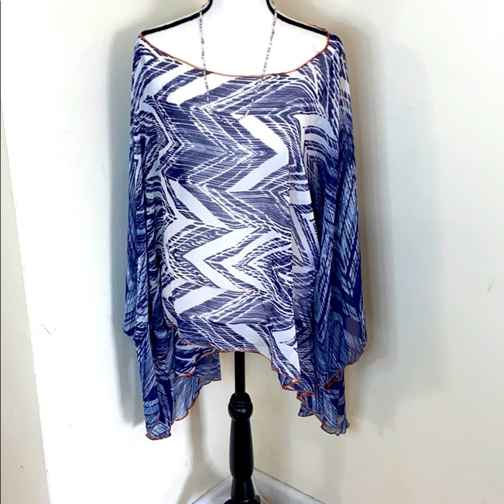 Pretty high low shawl